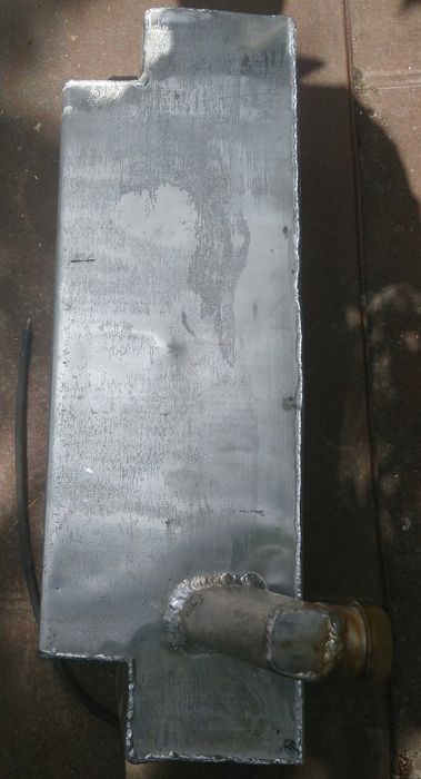Бак топливный из нержавеющей стали СССР. Размер 90*30*30 см.