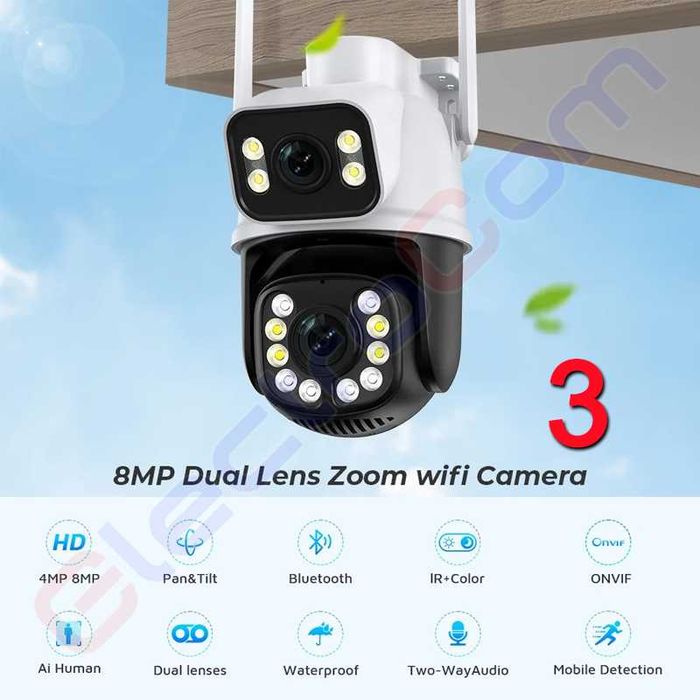 Периферія, вебкамера, Wi-Fi IP камера, PTZ