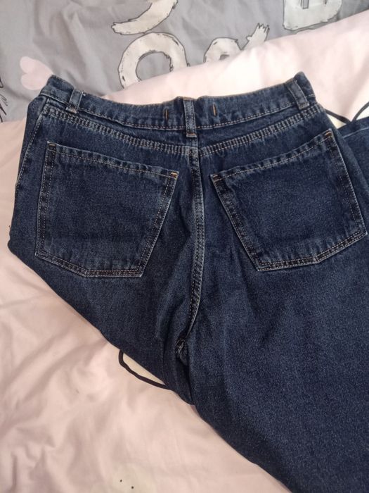 Джинсы брюки синие