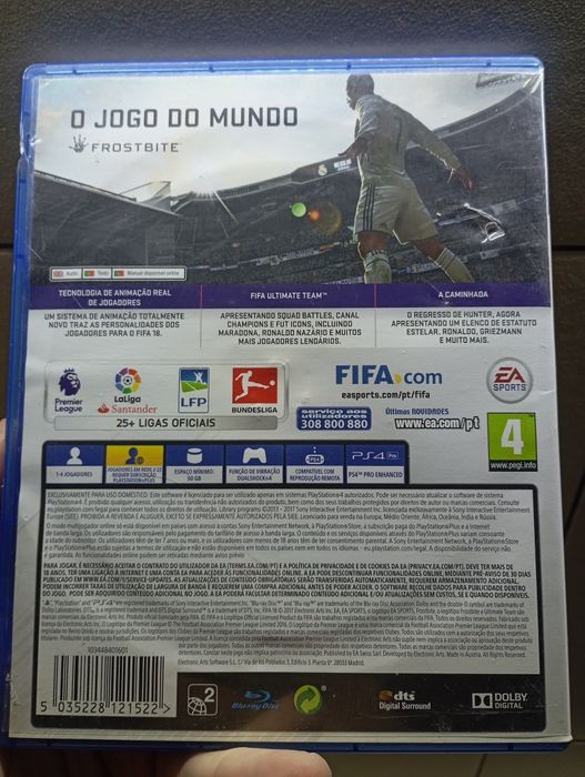 Fifa 18 para ps4 ou troco