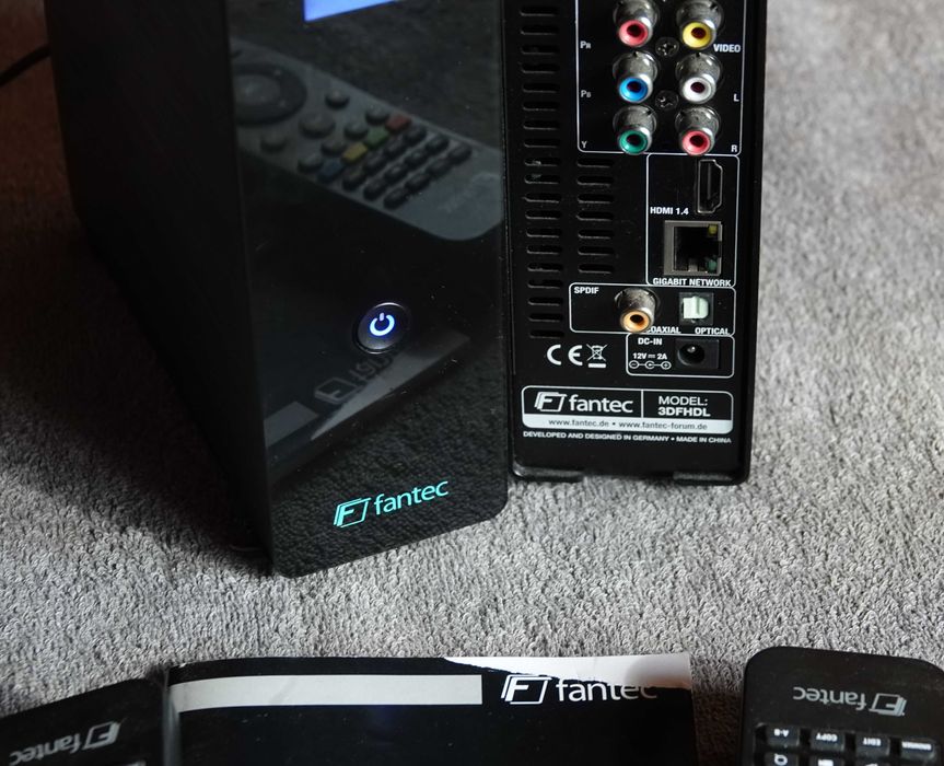 Fantec mod. 3DFHDL HDD Odtwarzacz multimedialny Full HD Pilot HDMI