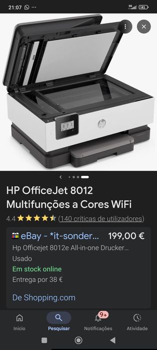 Impressora HP 8012