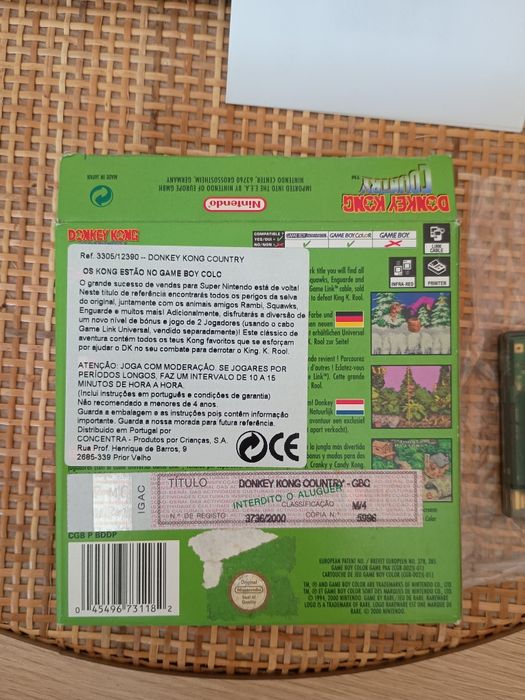 Donkey Kong Country com caixa (GameBoy Color)