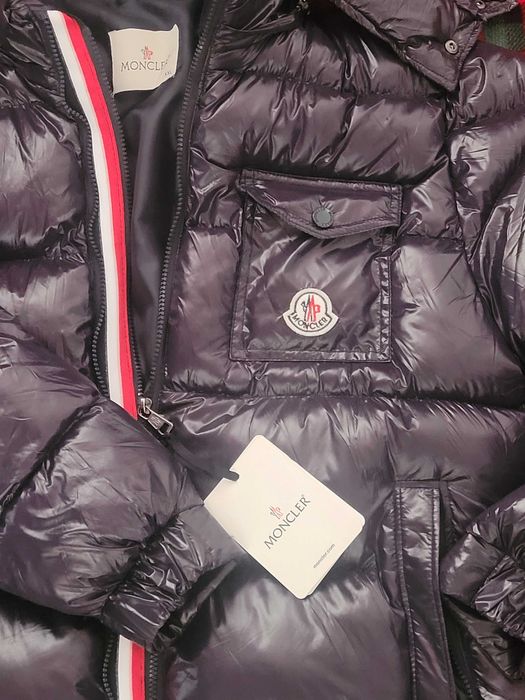 KURTKA zimowa Moncler Granatowa Super