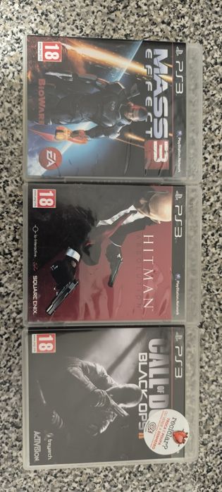 Hitman absolution/Mass effect 3/Call of duty black ops 2 PlayStation 3