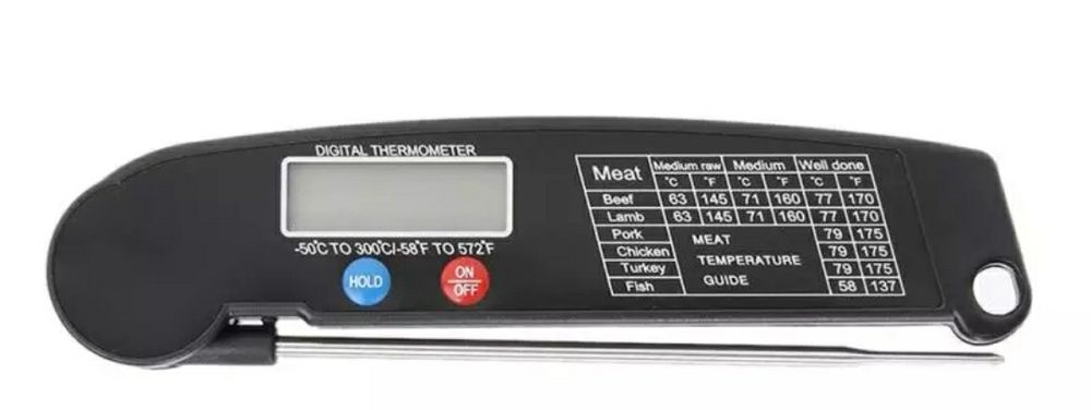 Termómetros digitais de cozinha/culinária