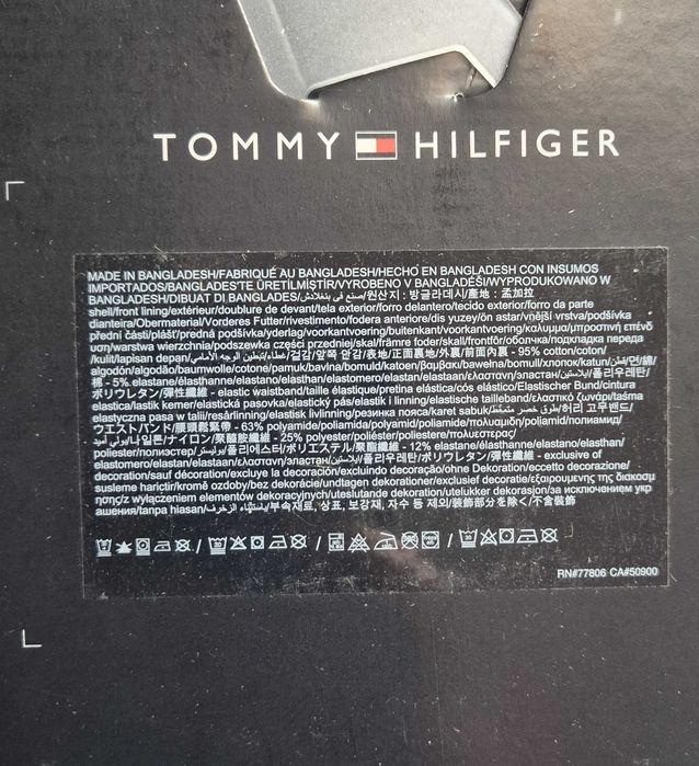 Bokserki Tommy Hilfiger zestaw 7 par roz L