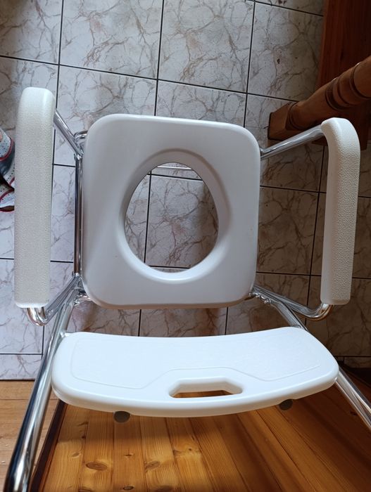 Wózek toaleta biały