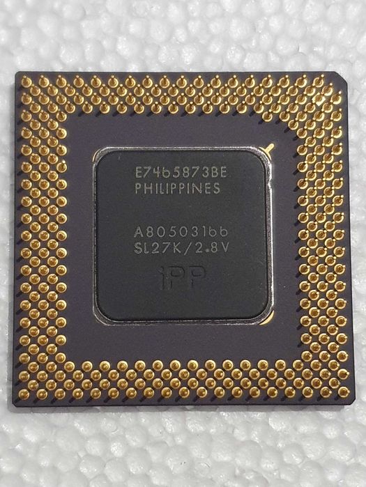 Vintage Ceramic Processor - Intel Pentium MMX 166 MHz - 1992/9564552453445379121