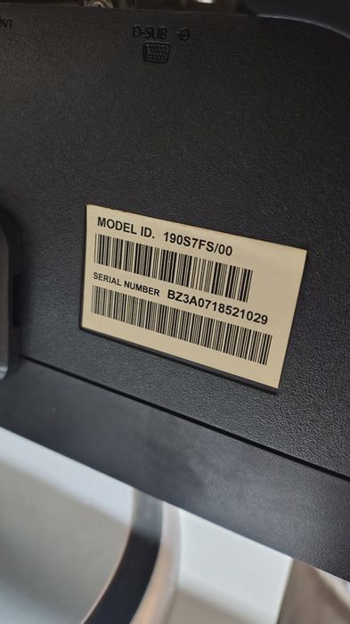 Монітор 19" Philips 190S7FS Сріблястий