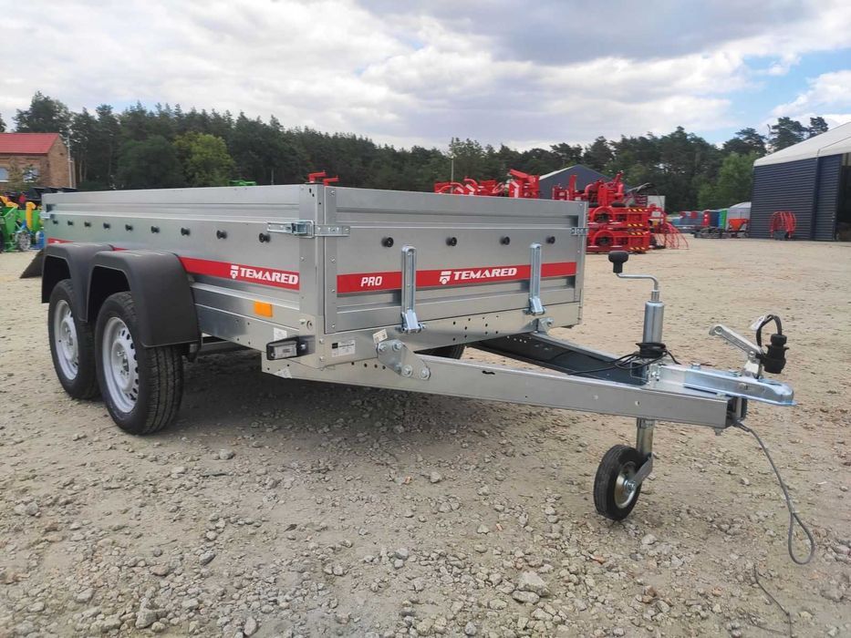 Nowa przyczepka 264 x 126 cm - TEMARED PRO 2612/2 - Dostawa pod dom