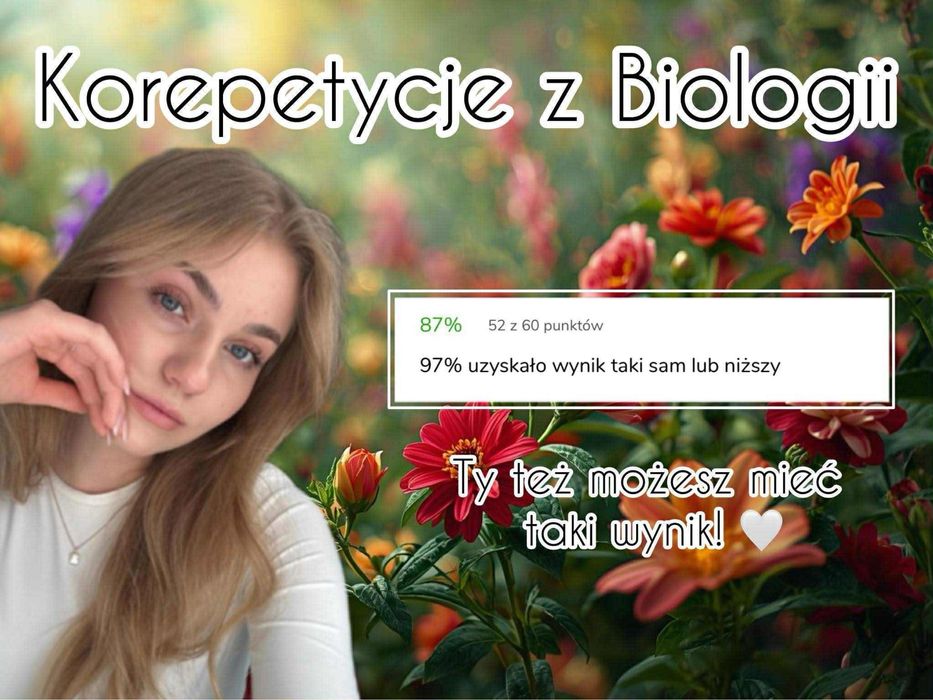 Korepetycje z Biologii - pełne przygotowanie do lekcji i matury (z uśmiechem)