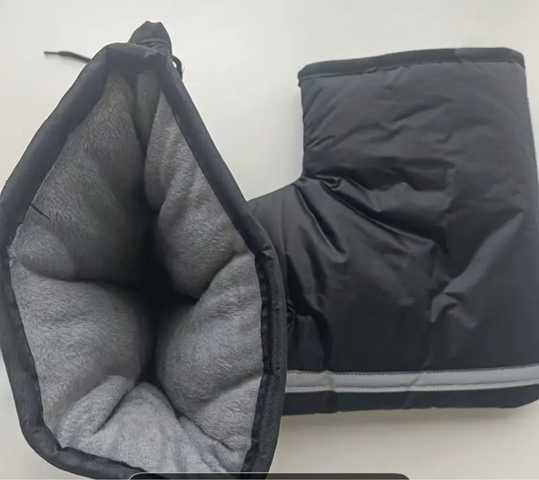 Муфти руля варежки зимові на мото вело рукавиці на хутрі