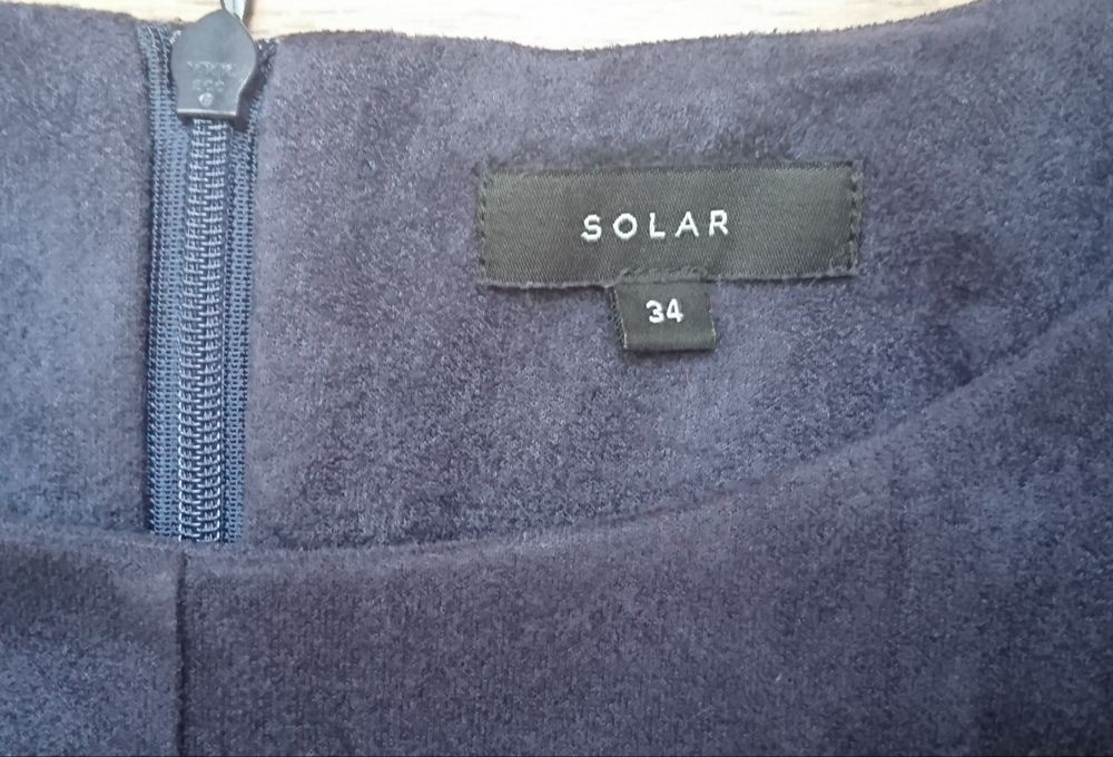 sukienka granatową SOLAR