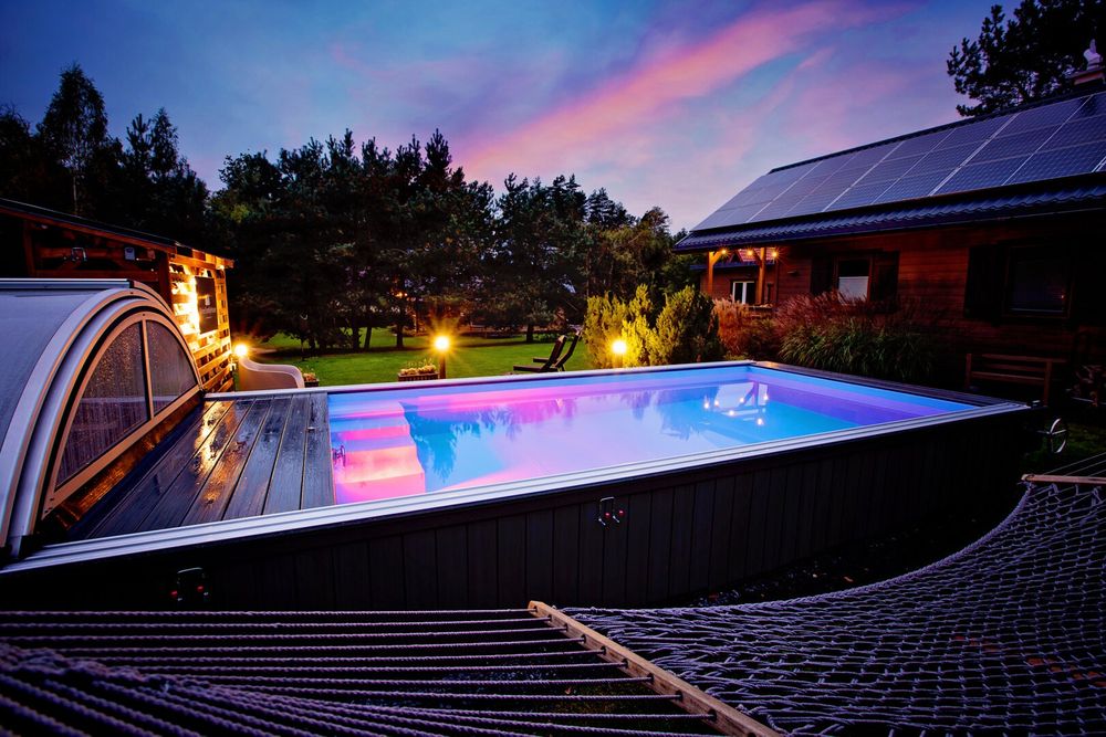 Komfortowe Domki na Mazurach z basenem , jacuzzi, sauną i salą zabaw