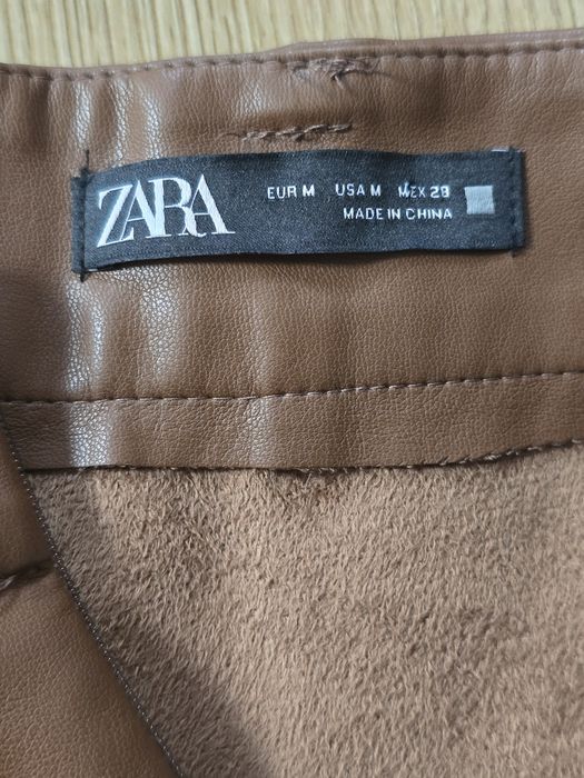 Zara spódnica brązowa