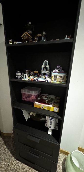 Estante ikea com prateleiras e gavetas - usado