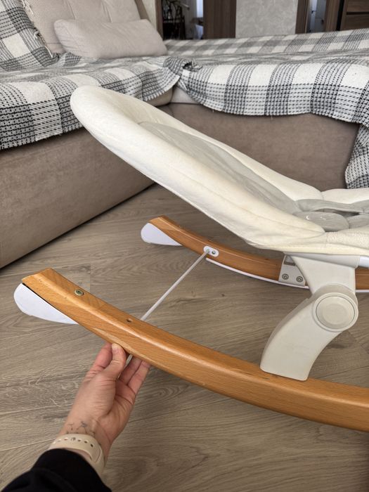 Крісло-гойдалка Kinderkraft Finio White