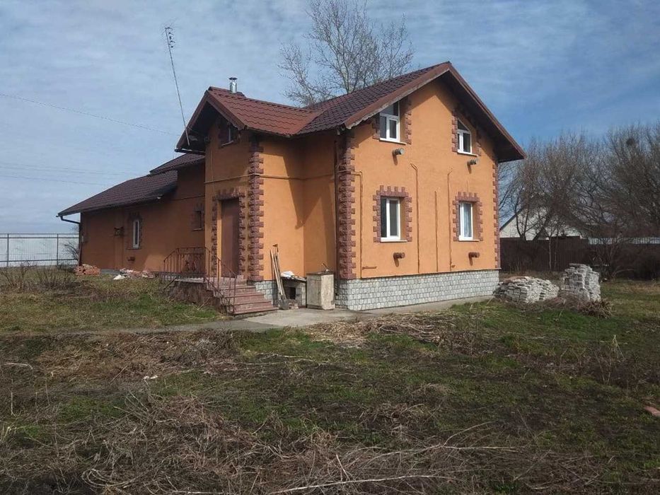 32 сот, Дом 175м2 со своим причалом с. Пинчуки, Васильковский район