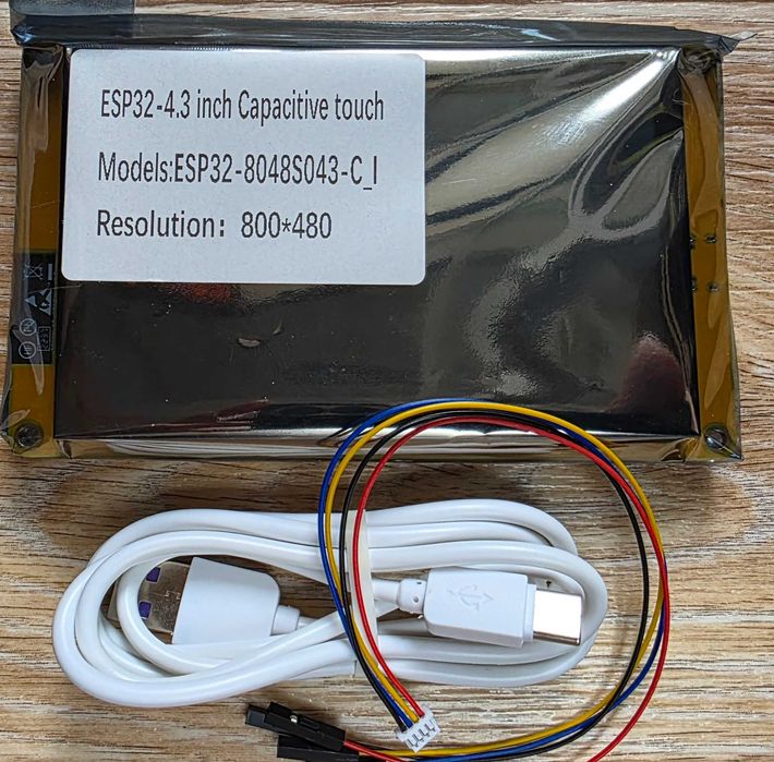 ESP32-S3 IPS 800*480 4.3'' display module Sunton (модуль з дисплеєм)