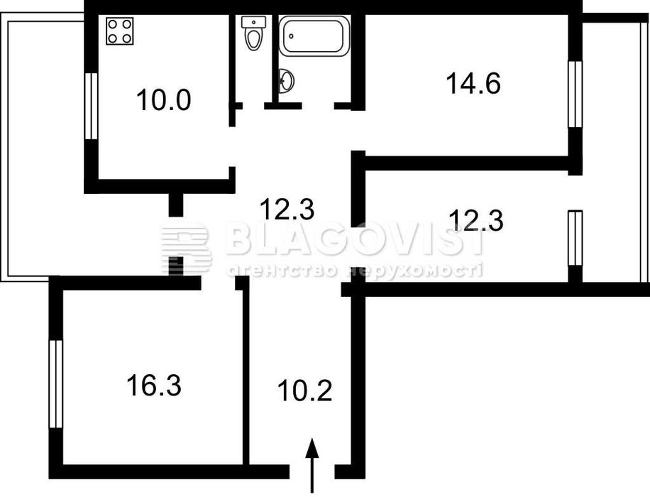 Продаж 3к квартири Борщагівська 145 Індустріальний міст,  КПІ НАУ