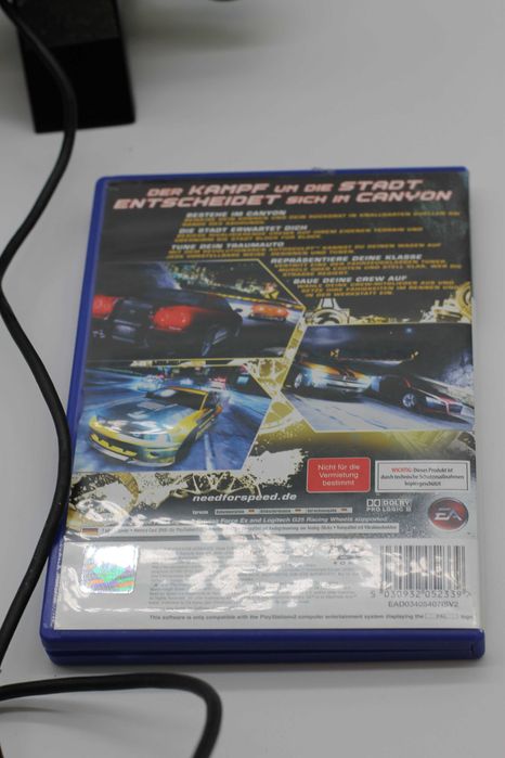 Klasyczna Konsola PlayStation 2 FAT + Need for Speed Carbon