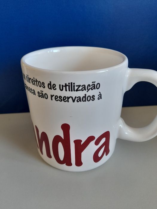 Caneca personalizada com o nome Sandra