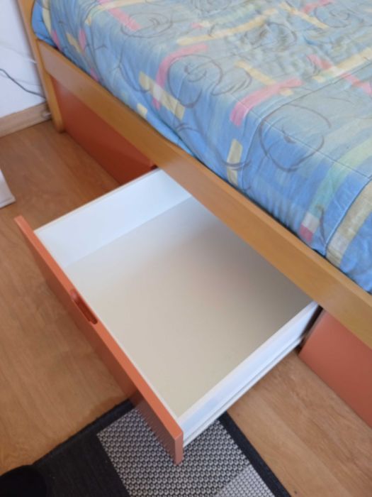 Cama c/3 gavetões+estrado+colchão BAIXA DE PREÇO
