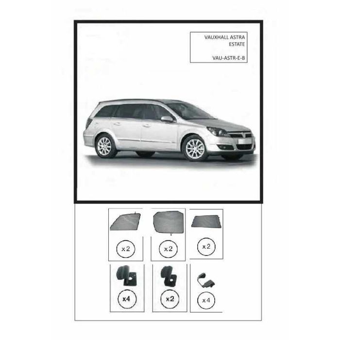 Cortinas pára sol Car Shades OPEL ASTRA H