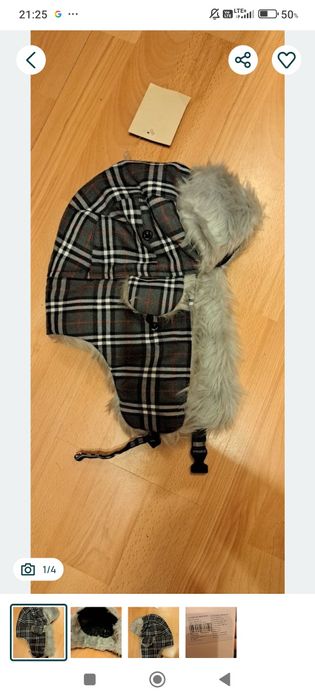 Czapka zimowa uszatka pilotka