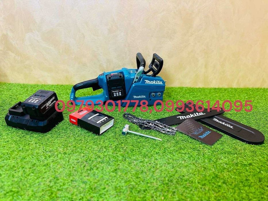 Цепная пила Безщіткова Makita DUC361BL (36V-9Ah) Ручная электропила