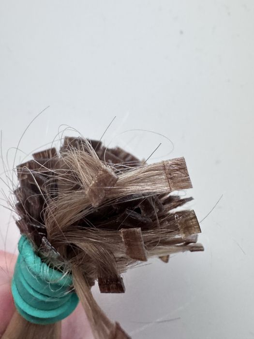 Włosy naturalne dziecięce farbowane