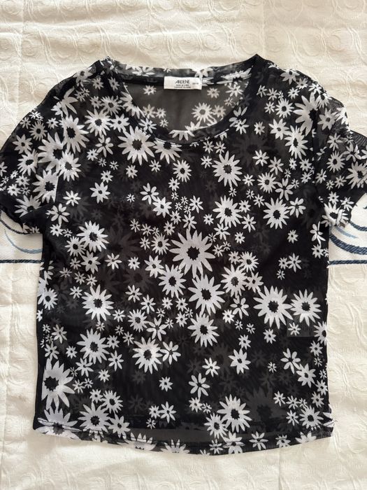 Blusa tranparente