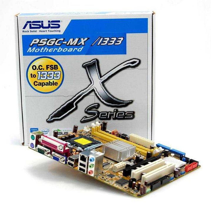 Motherboard Asus P5GC-MX 1333 (LGA775 DDR2 iG31 SATA IDE PCIe)
