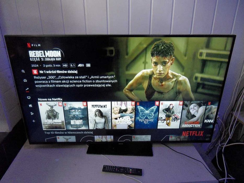 LED tv  55 "  4K Smart-tv. wi-fi dvb-t/2 gwarancja