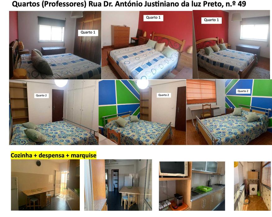 Ourém - Quartos para professores ou profissionais de saúde