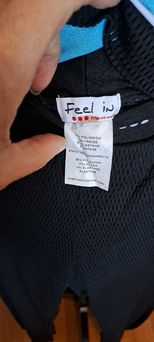 Conjunto calças e camisola fitness