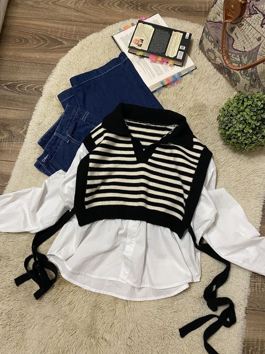 «два в оному» сорочка+желетка