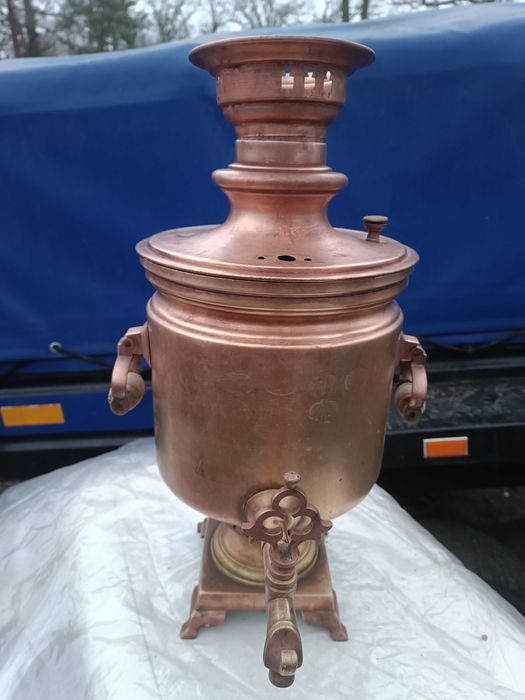 Самовар латунний старий