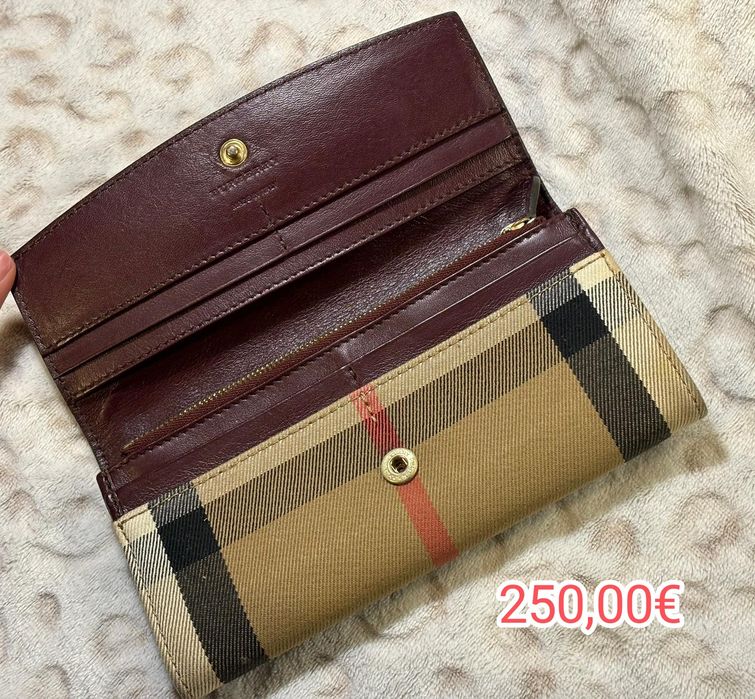 Carteira de senhora Burberry