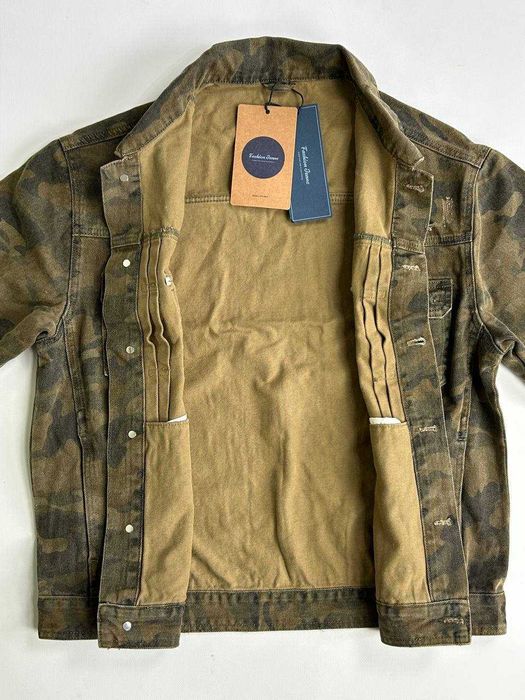 Куртка джинсова курточка камо джынсовая камуфляж jacket indi sleeze