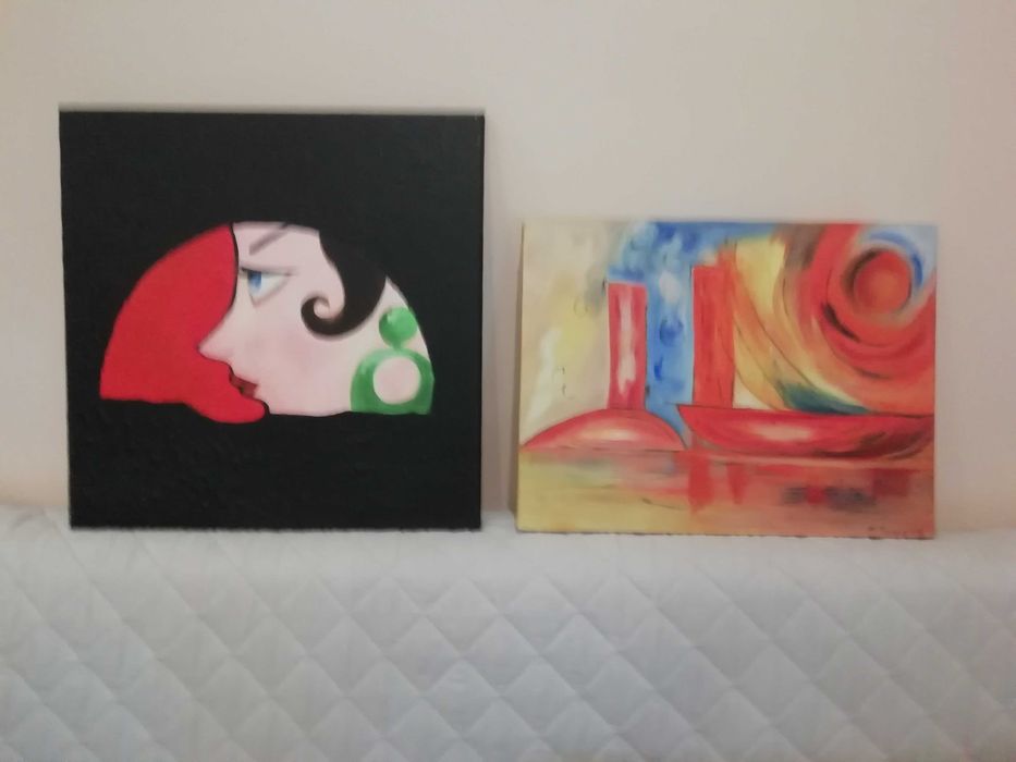 telas pintadas à mão