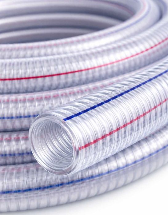 WĄŻ zasysający zbrojony do wody 1" 100M 2mm KD796