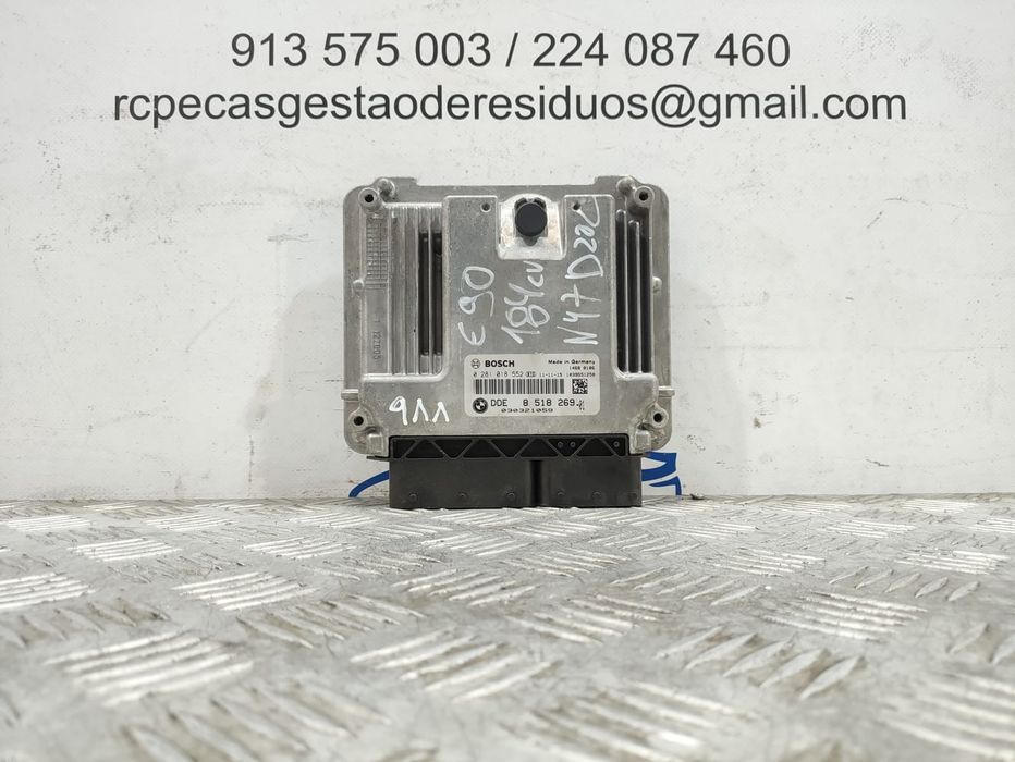 Centralina Motor ECU Original BMW Bosch 2.0D 320d 184cv N47D20C 2a geração