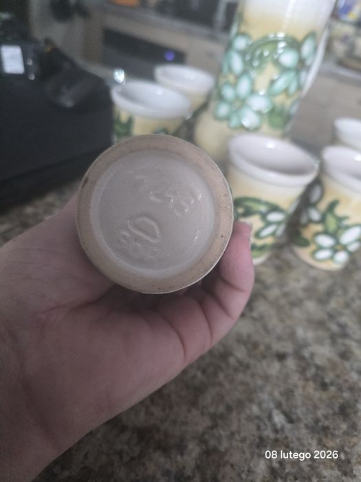 Zestaw ceramiczny świetny  ceramiczny