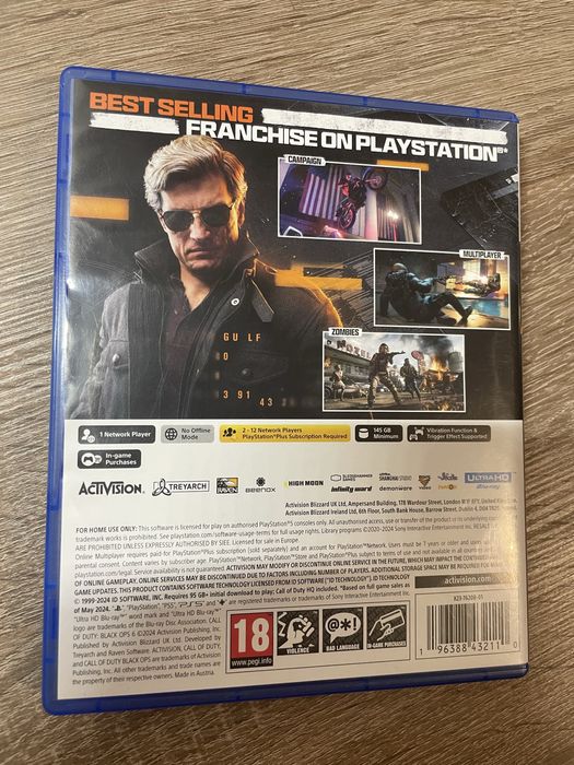 Диск Call Of Duty Black Ops 6 PS5