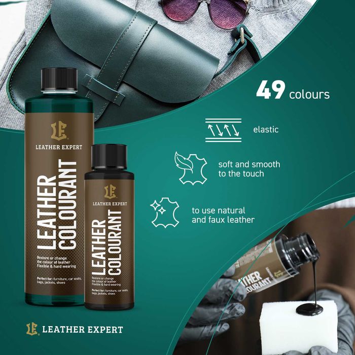 Фарба для відновлення шкіри Leather Expert Colourant (49 ВІДТІНКІВ)