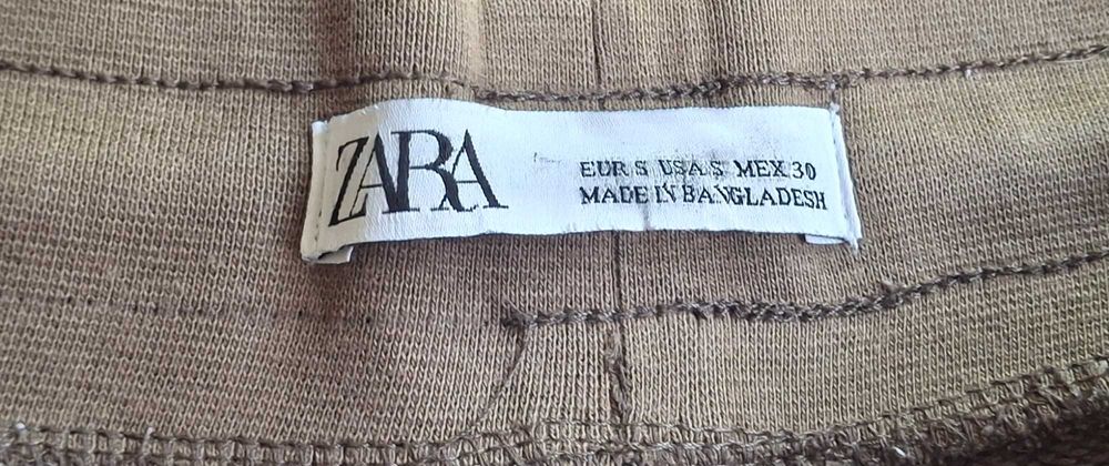 Calções Verdes Zara S