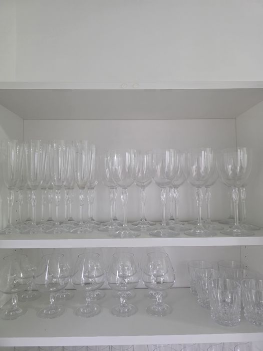 Conjunto copos de cristal