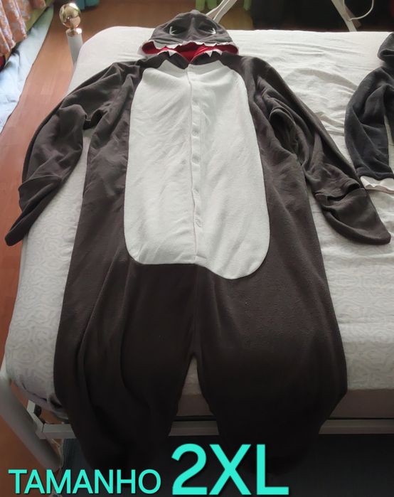 PIJAMA MACACÃO, BUGS BUNNY  E TUBARÃO. Casa, Quarto, Sala, Cozinha, Eventos, Festas.